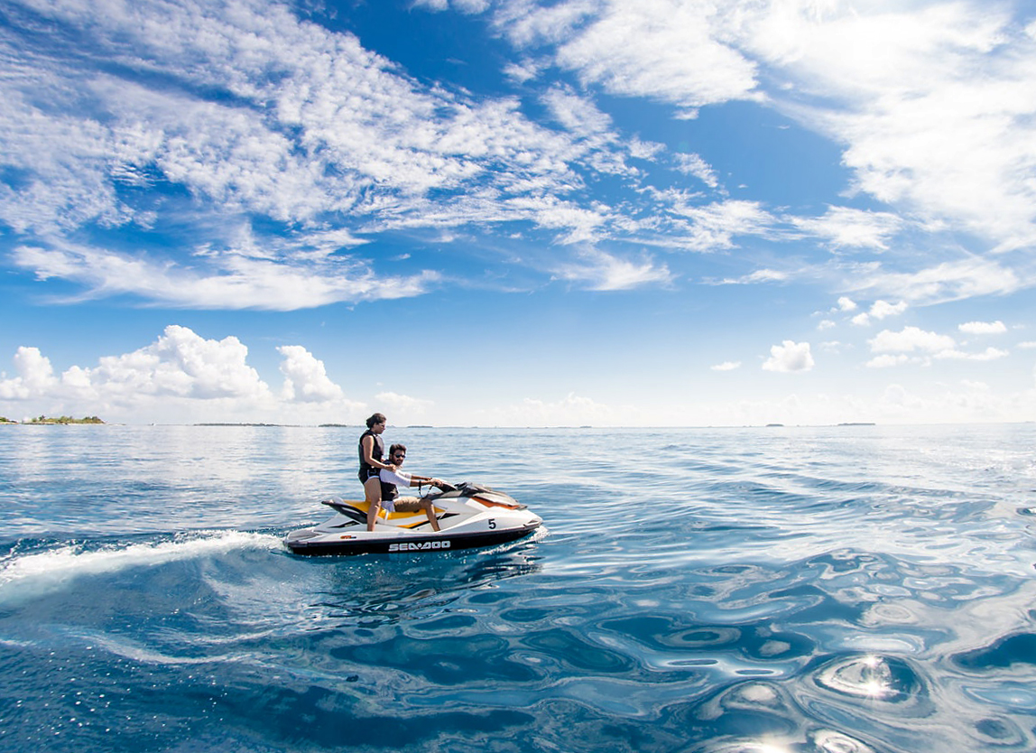 Couple on Jetski