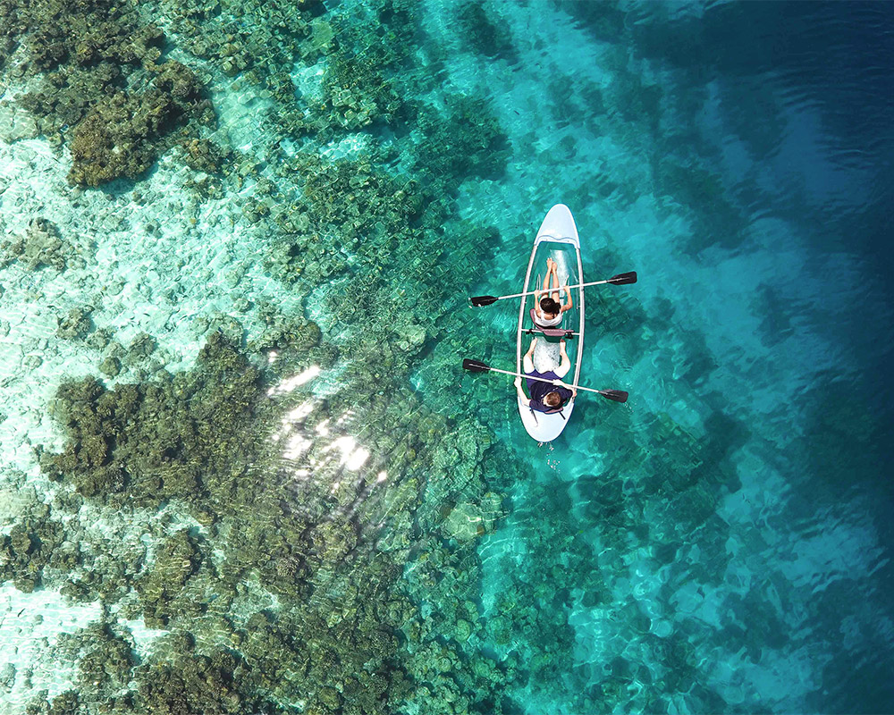 Couple Kayaking