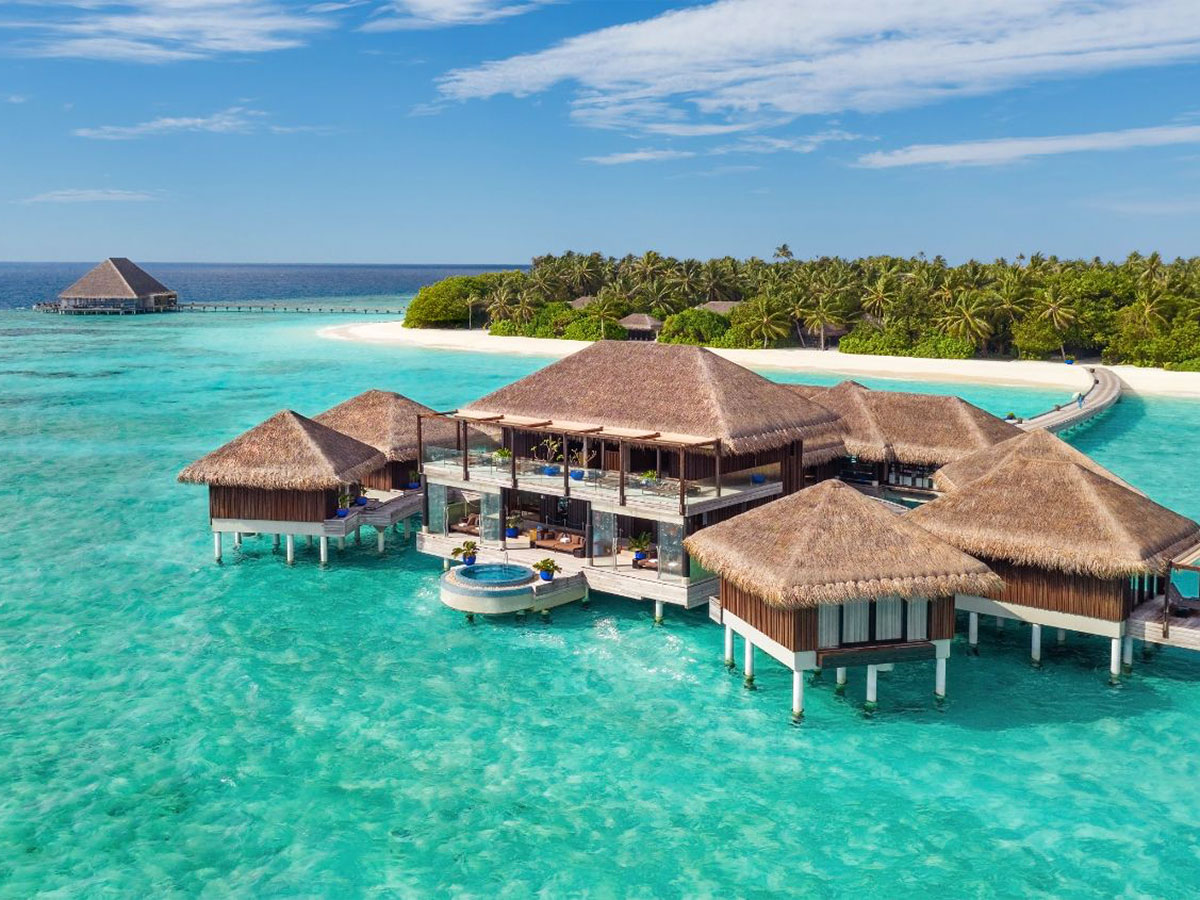 Velaa Private Island Aerial
